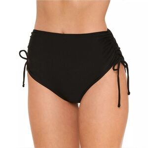 Juniors SO Cinched High-Waist Swim Bottoms